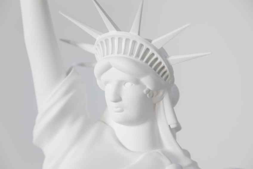 Velvet Revolution (stereolithography, white), 2016 by Joseph Klibansky