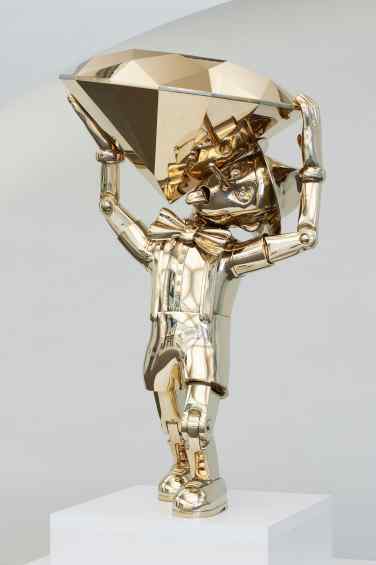 Reflections of Truth II (polished bronze), 2016 by Joseph Klibansky