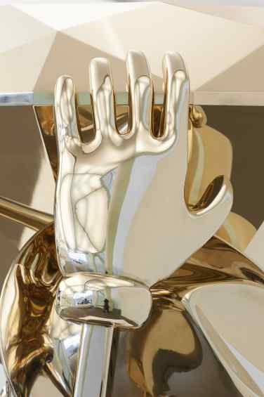 Reflections of Truth II (polished bronze), 2016 by Joseph Klibansky