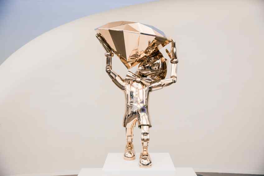 Reflections of Truth II (polished bronze), 2016 by Joseph Klibansky