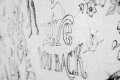 Love You Back (white/black, diamond dust), 2017 by Joseph Klibansky