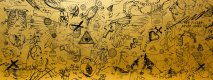 Guided by Angels (edition, gold/black), 2017 by Joseph Klibansky