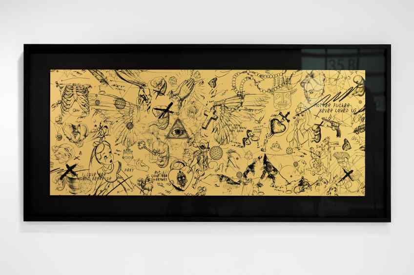 Guided by Angels (edition, gold/black), 2017 by Joseph Klibansky