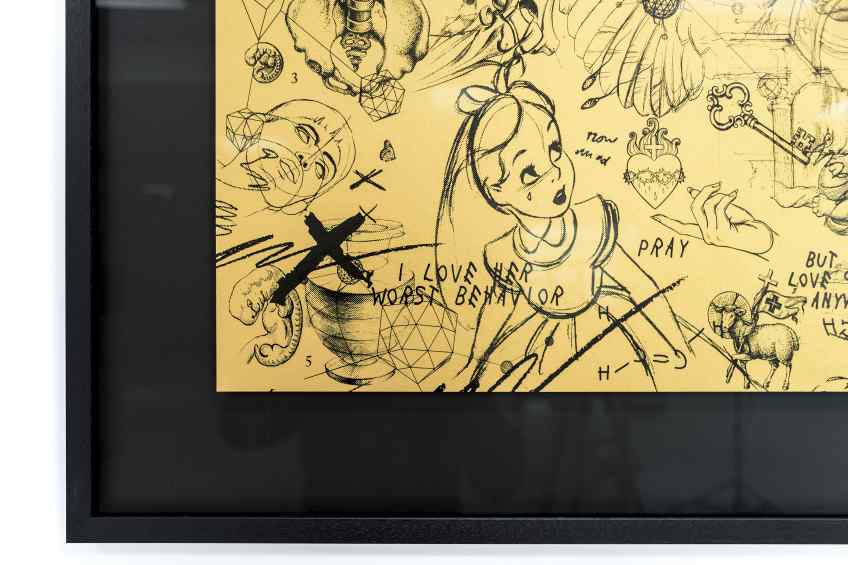 Guided by Angels (edition, gold/black), 2017 by Joseph Klibansky
