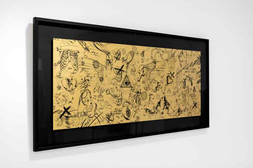 Guided by Angels (edition, gold/black), 2017 by Joseph Klibansky