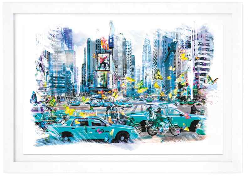 Violet Skies (study), 2015 by Joseph Klibansky