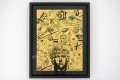 At Least We Will Both Be Beautiful (edition, gold/black), 2017 by Joseph Klibansky
