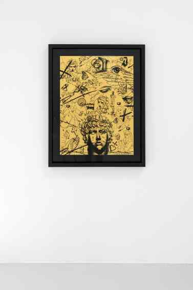 At Least We Will Both Be Beautiful (edition, gold/black), 2017 by Joseph Klibansky