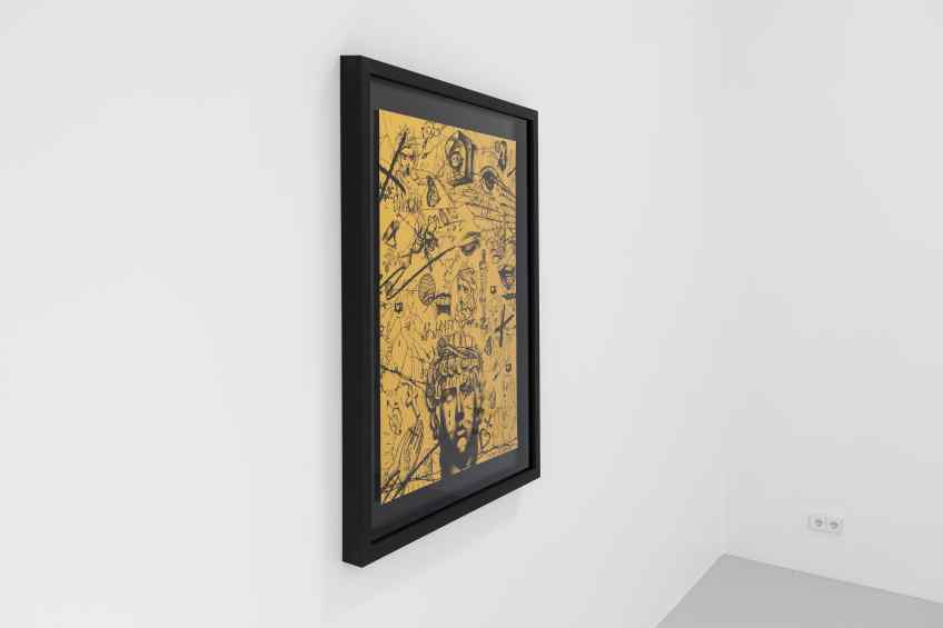 At Least We Will Both Be Beautiful (edition, gold/black), 2017 by Joseph Klibansky