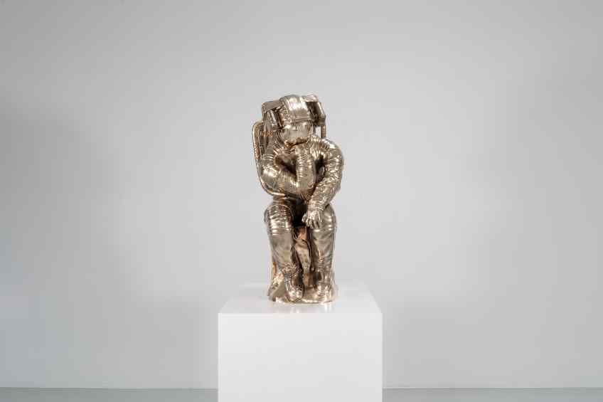 Medium Thinker - The Thinker (bronze), 2018 by Joseph Klibansky