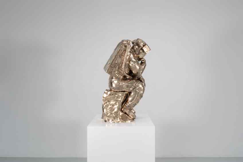 Medium Thinker - The Thinker (bronze), 2018 by Joseph Klibansky