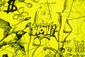 Love Over Diamonds (small, fluorescent yellow/black), 2018 by Joseph Klibansky