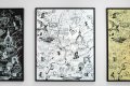 Love Over Diamonds (white/black, diamon dust), 2018 by Joseph Klibansky