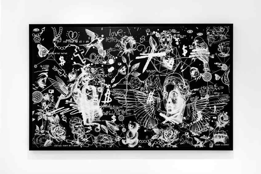 All I Ever Wanted Was Everything (black/white), 2018 by Joseph Klibansky