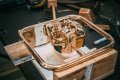 Working on Elements of Immortality in the studio - Element of Immortality (polished bronze), 2018 by Joseph Klibansky