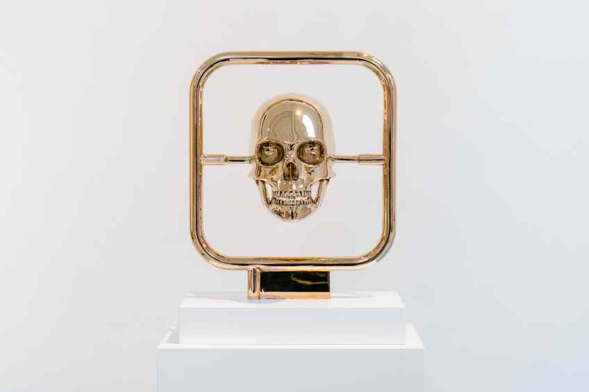 Element of Immortality (polished bronze), 2018 by Joseph Klibansky