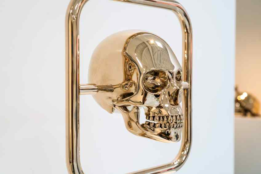 Element of Immortality (polished bronze), 2018 by Joseph Klibansky