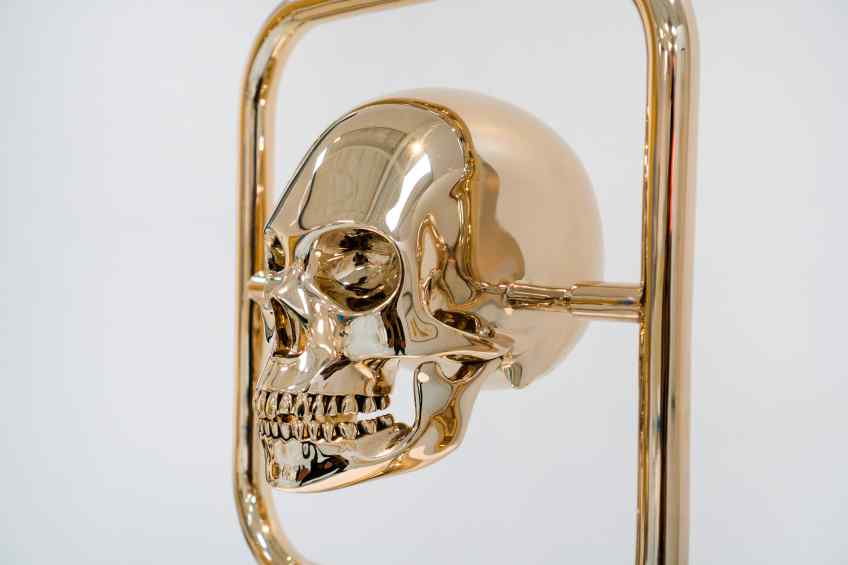 Element of Immortality (polished bronze), 2018 by Joseph Klibansky