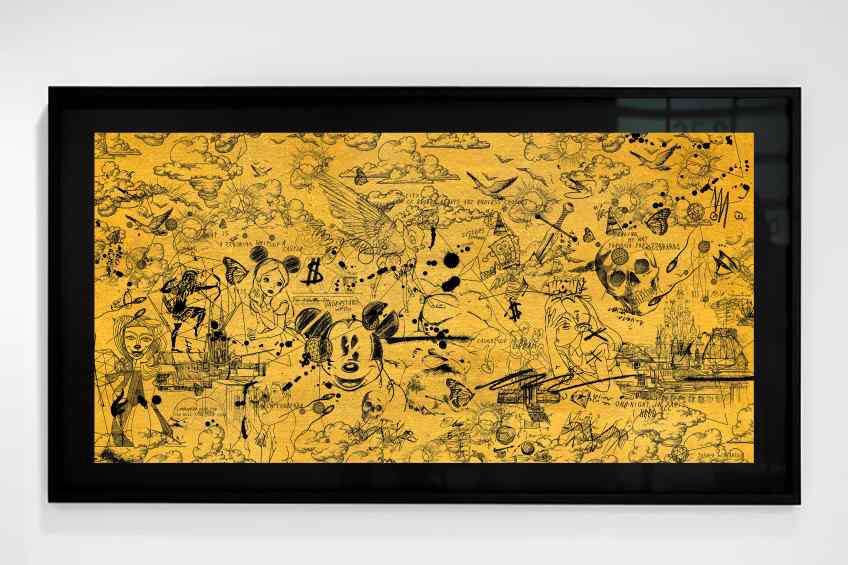 Over the Rainbow (edition, gold/black), 2018 by Joseph Klibansky