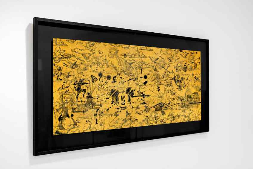 Over the Rainbow (edition, gold/black), 2018 by Joseph Klibansky
