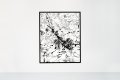 Caught Up In A Dream (white/black, diamond dust), 2018 by Joseph Klibansky