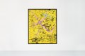 Feeling My Way Through The Darkness (yellow/black, pastel pink and turquoise splash), 2018 by Joseph Klibansky