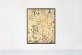 Your Body Is Like A Work Of Art Baby (gold/black, pastel pink and turquoise drips), 2018 by Joseph Klibansky