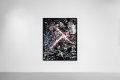 Take Me To Paradise (black/white, pink splash), 2019 by Joseph Klibansky