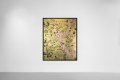 Villains In My Head (gold/black, pastel pink splash), 2019 by Joseph Klibansky
