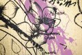 I Sent Her Flowers (gold/black, pastel pink splash), 2019 by Joseph Klibansky