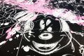 Caught Up In A Dream (edition, black/white, pastel pink splash), 2019 by Joseph Klibansky