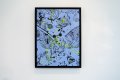 Villains In My Head (small 1, pastal purple, fluorescent yellow/black), 2019 by Joseph Klibansky