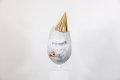 Big Bang (painted bronze, white), 2019 by Joseph Klibansky
