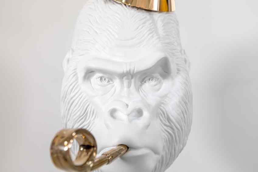 Big Bang (painted bronze, white), 2019 by Joseph Klibansky