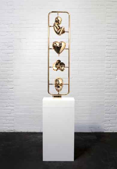 Elements of Life (polished bronze), 2013 by Joseph Klibansky