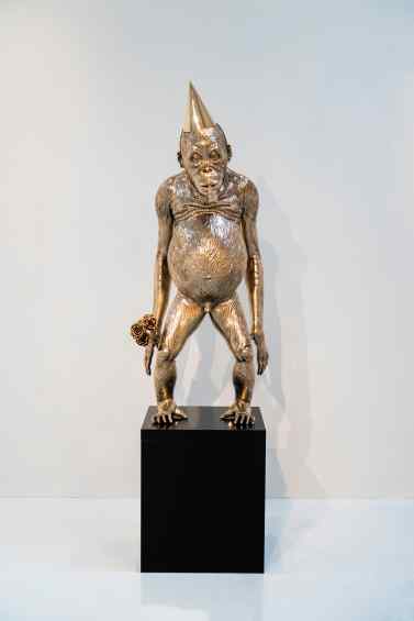 Birthday Suit (bronze), 2019 by Joseph Klibansky