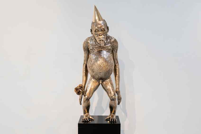 Birthday Suit (bronze), 2019 by Joseph Klibansky