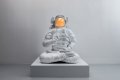 Large - White Universe (painted bronze, white), 2019 by Joseph Klibansky