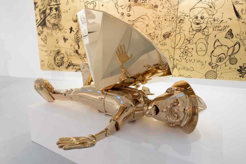 Reflections of Truth III (polished bronze), 2019 by Joseph Klibansky