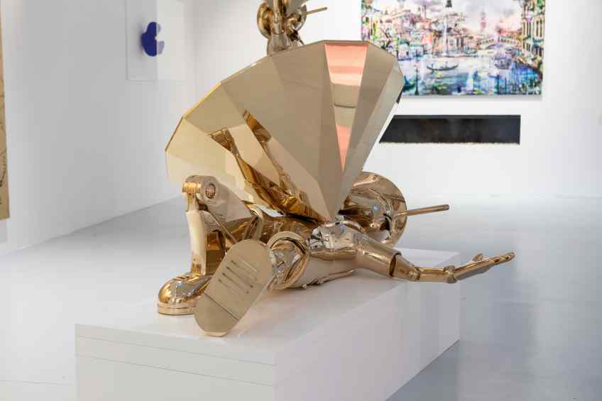 Reflections of Truth III (polished bronze), 2019 by Joseph Klibansky