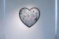 Take Me To Neverland (silver/black, pastel pink and turquoise splash), 2019 by Joseph Klibansky