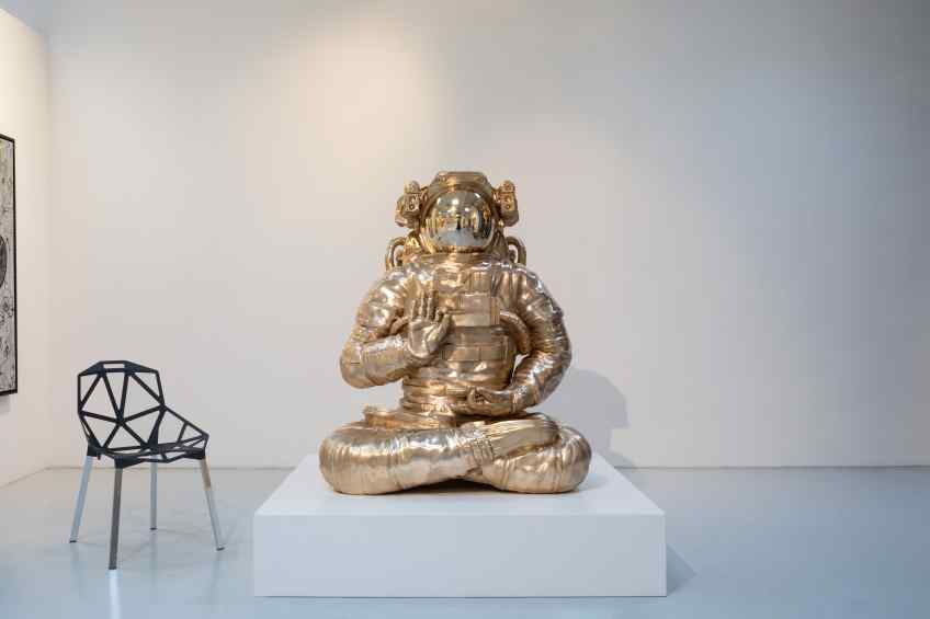 White Universe (bronze), 2019 by Joseph Klibansky