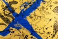 She Came To Break Hearts (edition, gold/black, ultramarine blue splash), 2020 by Joseph Klibansky