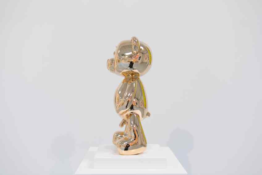 Pipi Bear (polished solid bronze), 2020 by Joseph Klibansky