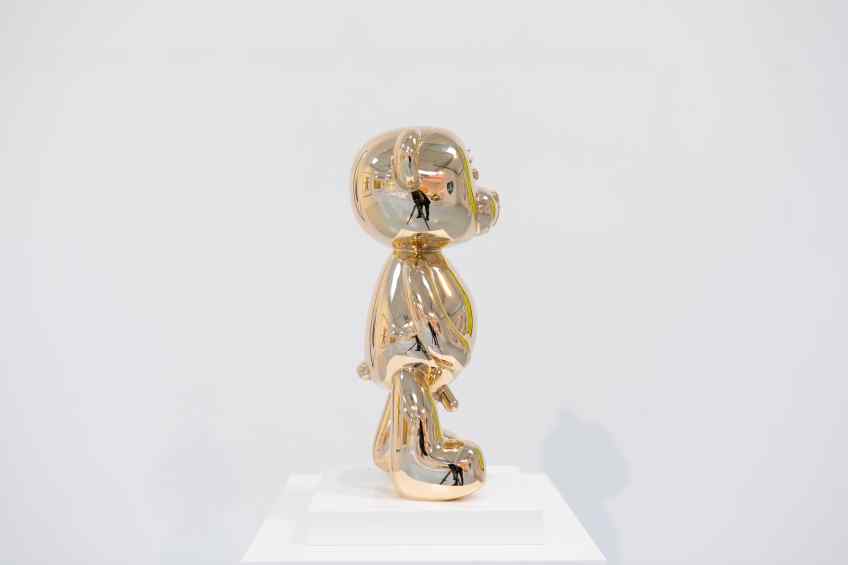 Pipi Bear (polished solid bronze), 2020 by Joseph Klibansky