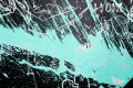 My Heart Is Yours (black/white, pastel green splash), 2020 by Joseph Klibansky