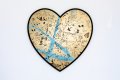 My Heart Is Yours (gold/black, pastel green splash), 2020 by Joseph Klibansky