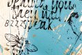 My Heart Is Yours (gold/black, pastel green splash), 2020 by Joseph Klibansky