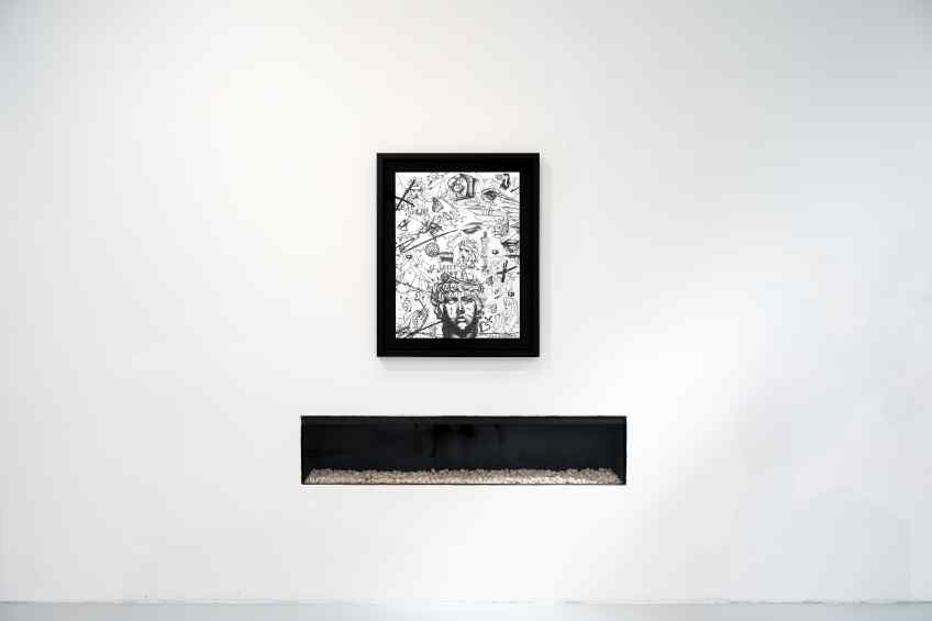 At Least We Will Both Be Beautiful (edition, white/black, diamond dust), 2020 by Joseph Klibansky