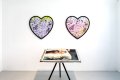 She Came To Break Hearts (lilac/black, fluorescent yellow drips), 2020 by Joseph Klibansky